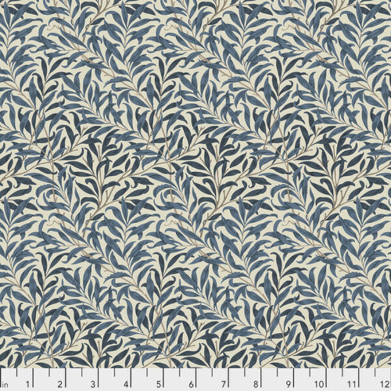 Willow Boughs in Navy (pwwm030.navy) | The Classics | The Original Morris & Co | Free Spirit
